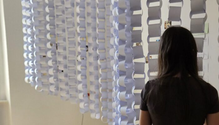 Papier als Raumgestalter