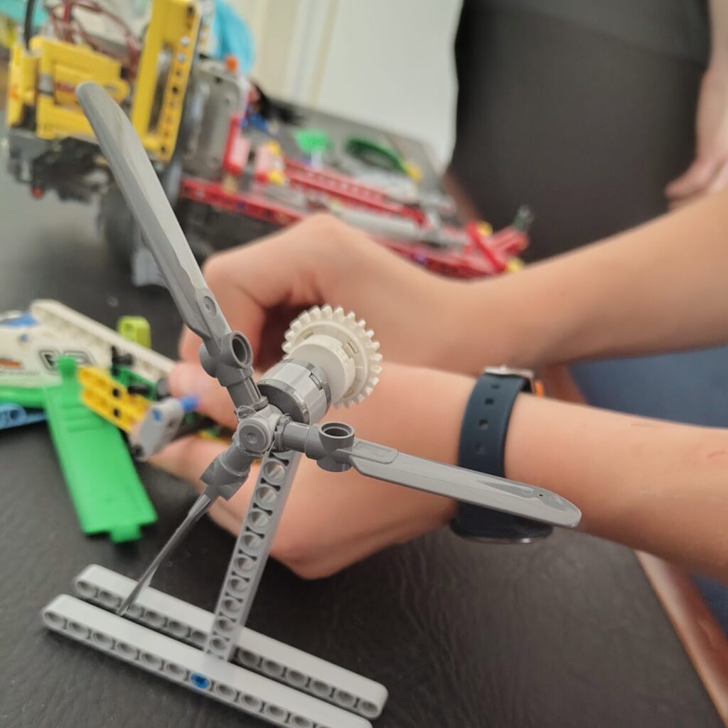 Windenergieanalage aus Lego