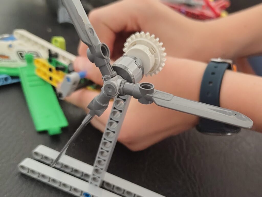 Windenergieanalage aus Lego