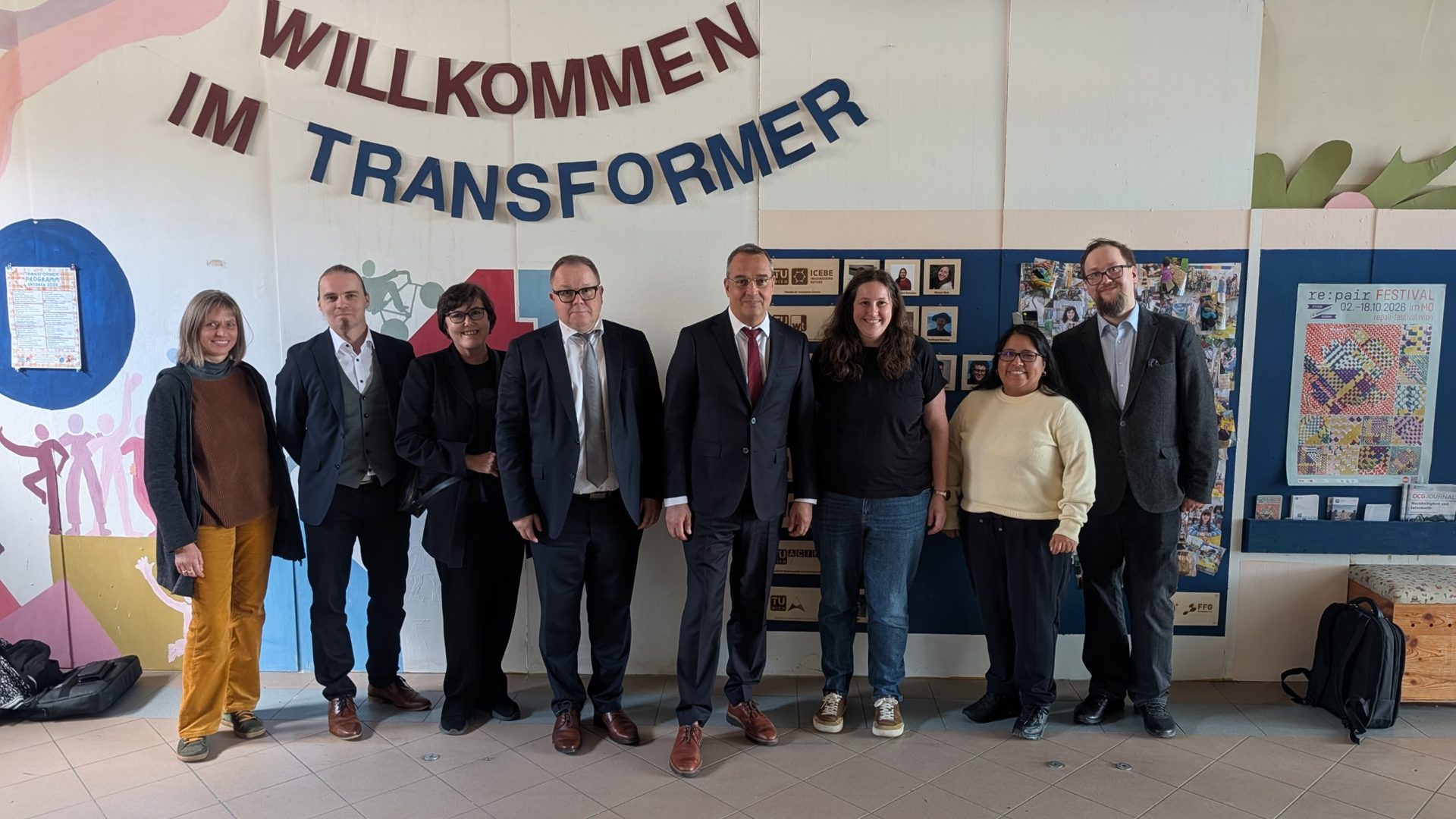 Internationaler Besuch: EULiST-Partner aus Finnland und Schweden im Transformer der TU Wien